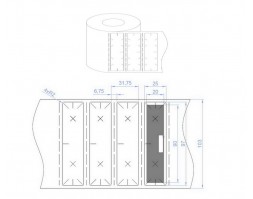 N831 UHF GEN 2 RFID Windshield Tag  N831 UHF GEN 2 RFID Windshield Tag